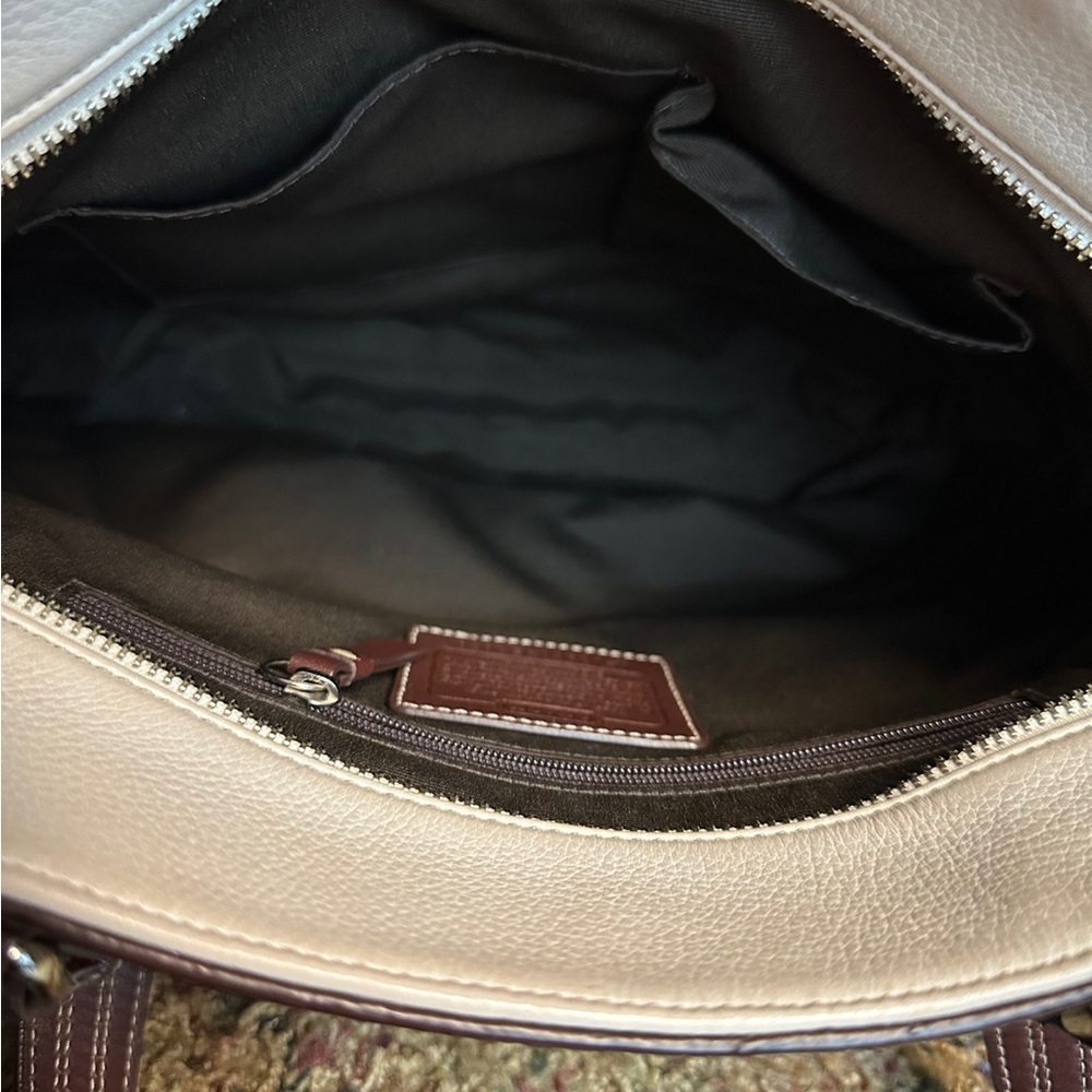 Authentic Coach Hamptons Leather Ranch Tote F13959 Tote Bag - Picture 5 of 11